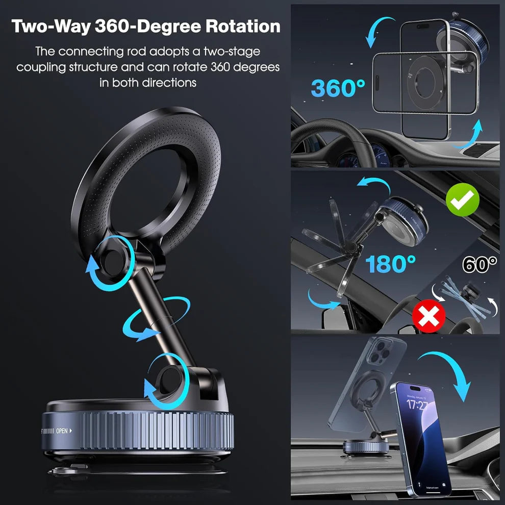 Vacuum Suction Magnetic phone holder