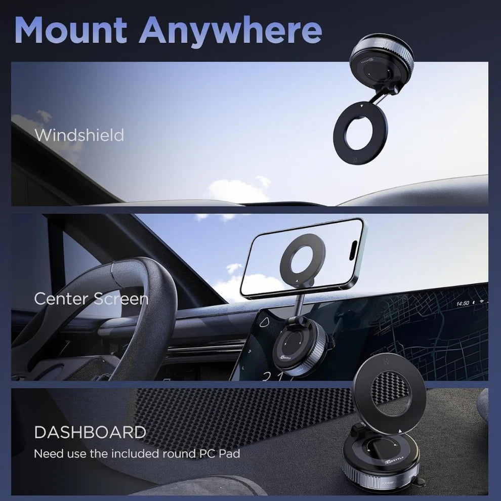 Vacuum Suction Magnetic phone holder
